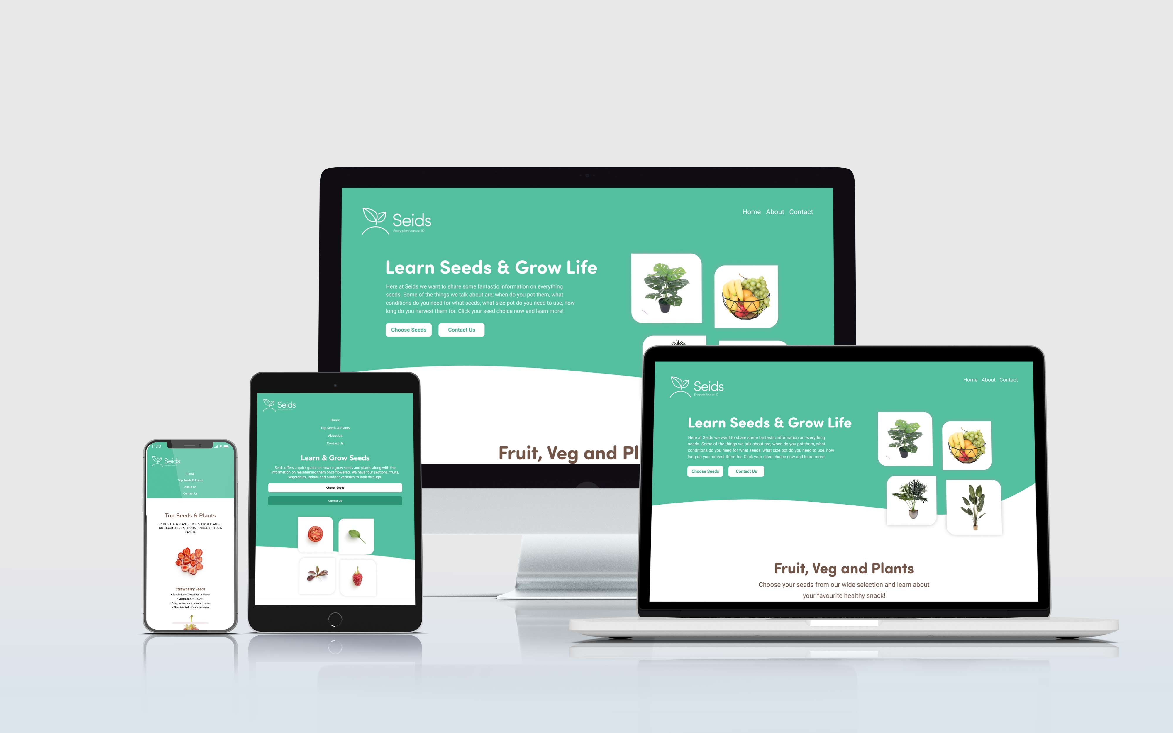 image of different devices showcasing what they look like on different sizes